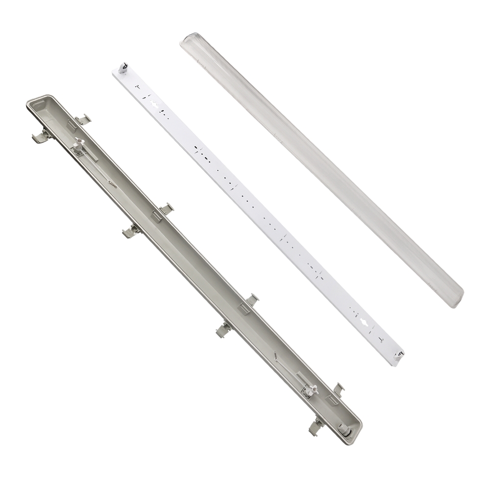 Plafoniera stagna a 1 posto per Tubi Led G13 T8 da 120cm in plastica Aigostar - Foto 5