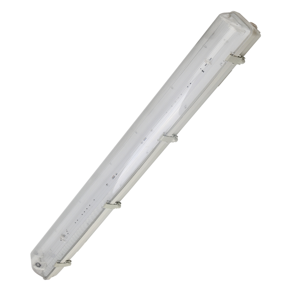 Plafoniera stagna a 2 posti per Tubi Led G13 T8 da 150cm in plastica Aigostar - Foto 1