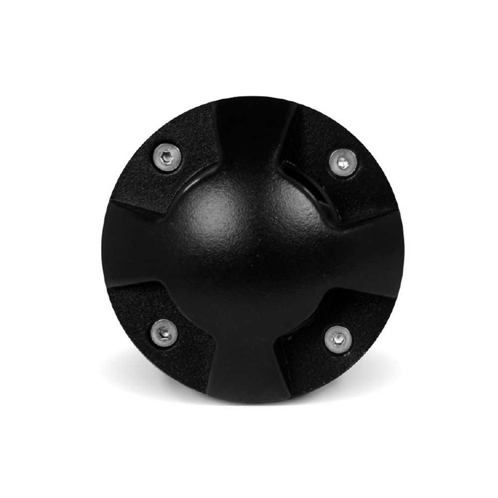 Segnapasso calpestabile Led 5W da incasso Rotondo Quadrupla emissione Nero IP65 Bianco caldo 3000K Wisdom - Foto 1