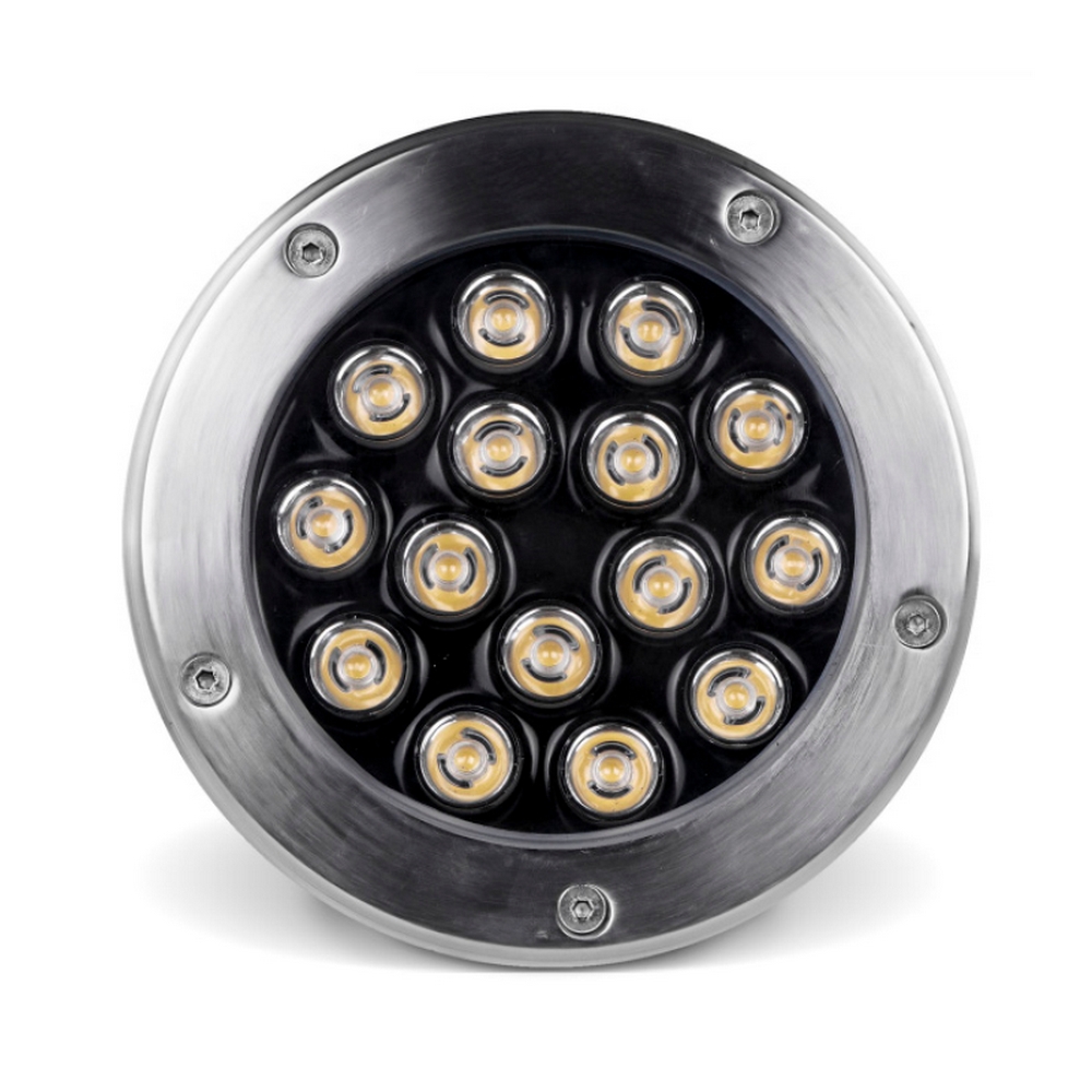 Segnapasso carrabile Led 15W da incasso Rotondo Argento satinato IP65 Bianco neutro 4000K Wisdom - Foto 1