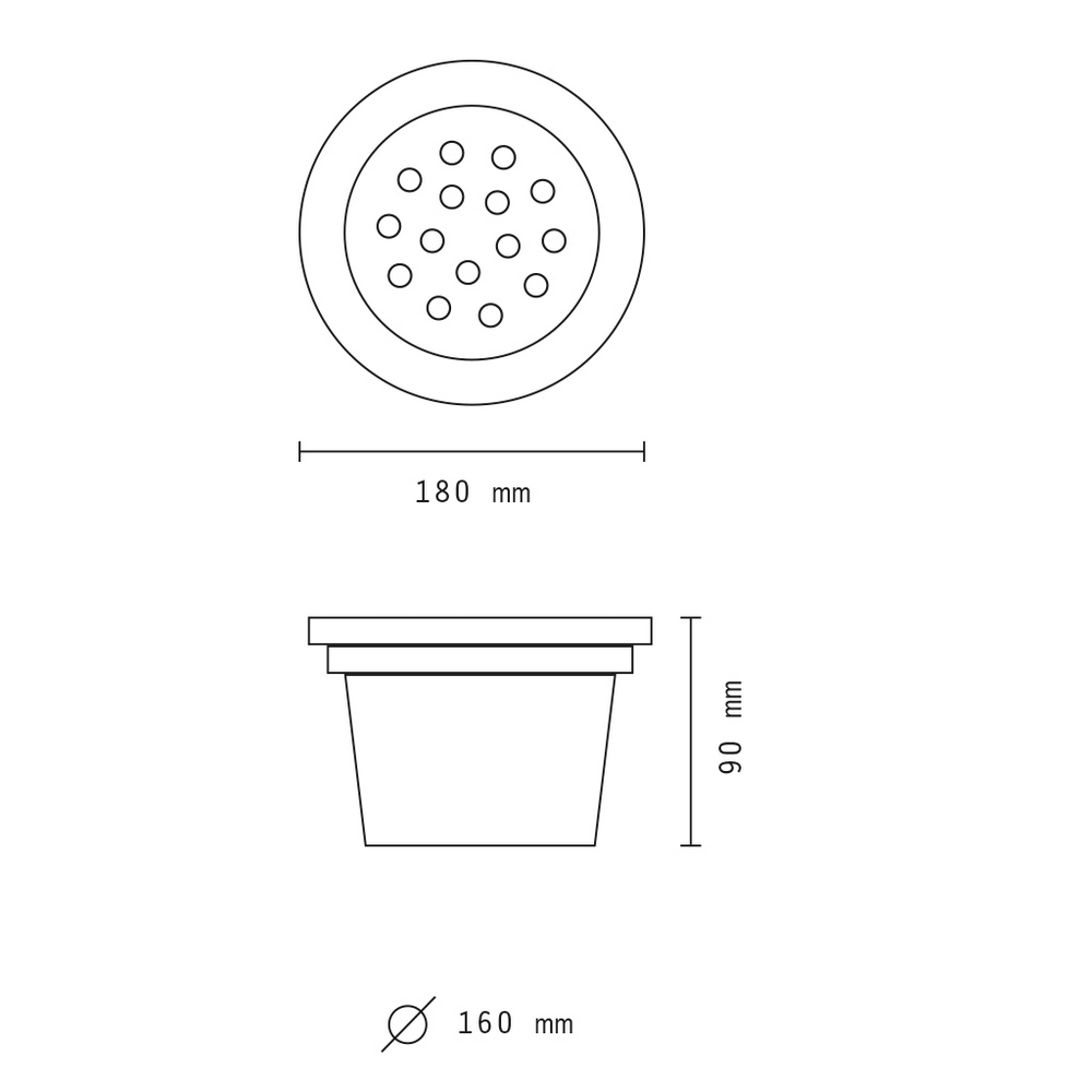 Segnapasso carrabile Led 15W da incasso Rotondo Argento satinato IP65 Bianco neutro 4000K Wisdom - Foto 2