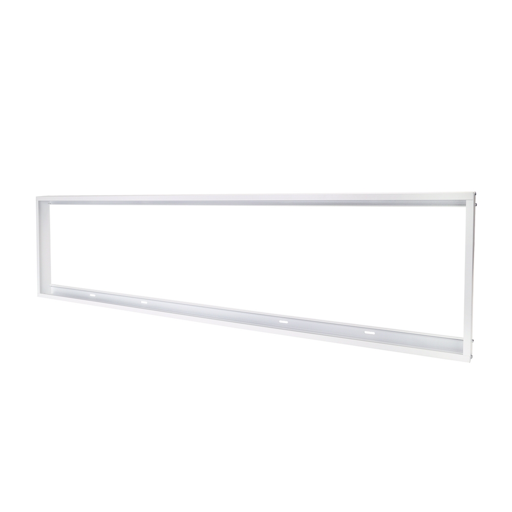 Supporto di fissaggio per Pannello Led Rettangolare 120x30cm Cornice bianca Aigostar - Foto 1