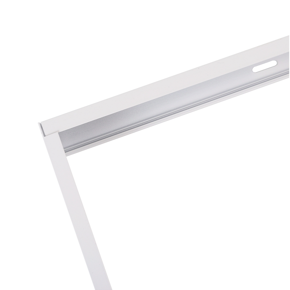 Supporto di fissaggio per Pannello Led Rettangolare 120x30cm Cornice bianca Aigostar - Foto 2