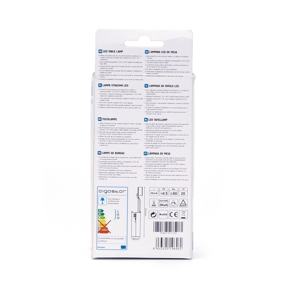Torcia multifunzione Led Bianca 3W estensibile con Power Bank Bianco neutro 4500K Aigostar - Foto 3