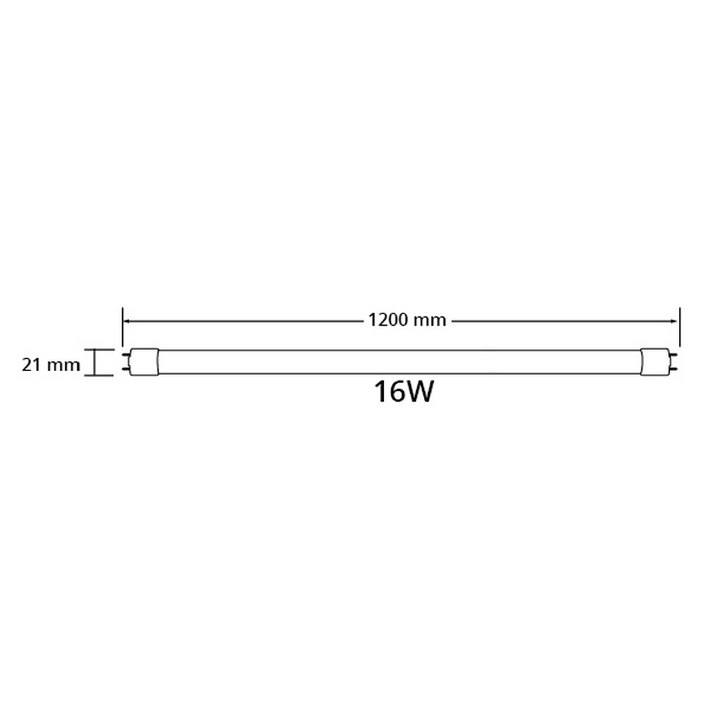 Tubo Led G5 T5 115cm 16W in vetro Bianco neutro 4000K FSL - Foto 2