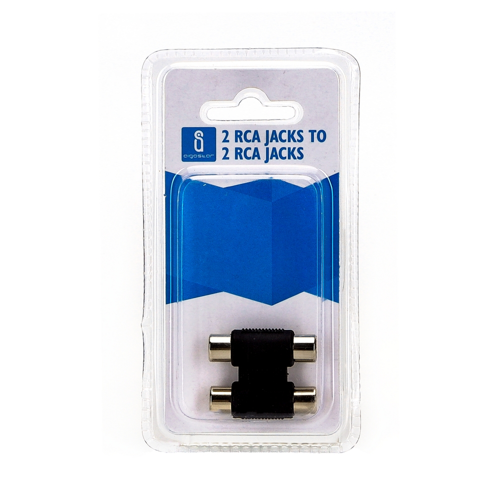 Adattatore 2 RCA audio interconnessione femmina/femmina Aigostar - Foto 1