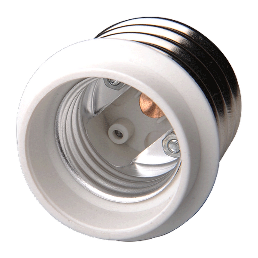 Adattatore Portalampada da E40 a E27 Bianco 220-240V Aigostar - Foto 1