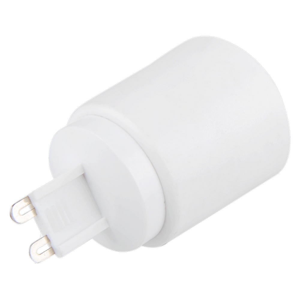 Adattatore Portalampada da G9 a E27 Bianco 250V Aigostar - Foto 2