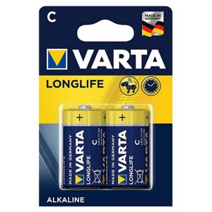Foto principale Batteria Varta 1,5V C Mezzatorcia Longlife Alcalina confezione da 2 pile