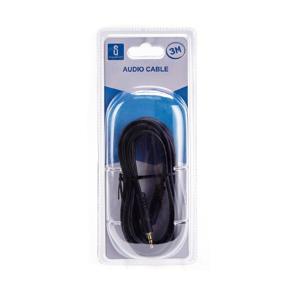 Cavo Aux audio stereo Jack 3,5mm maschio/maschio 3m Aigostar - Foto 1