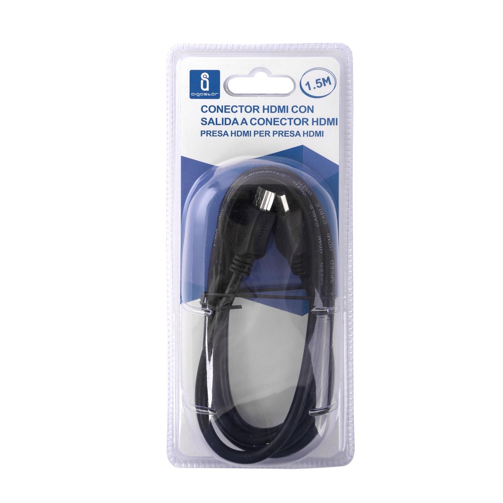 Cavo HDMI 1,5m con Ethernet nero Aigostar - Foto 1