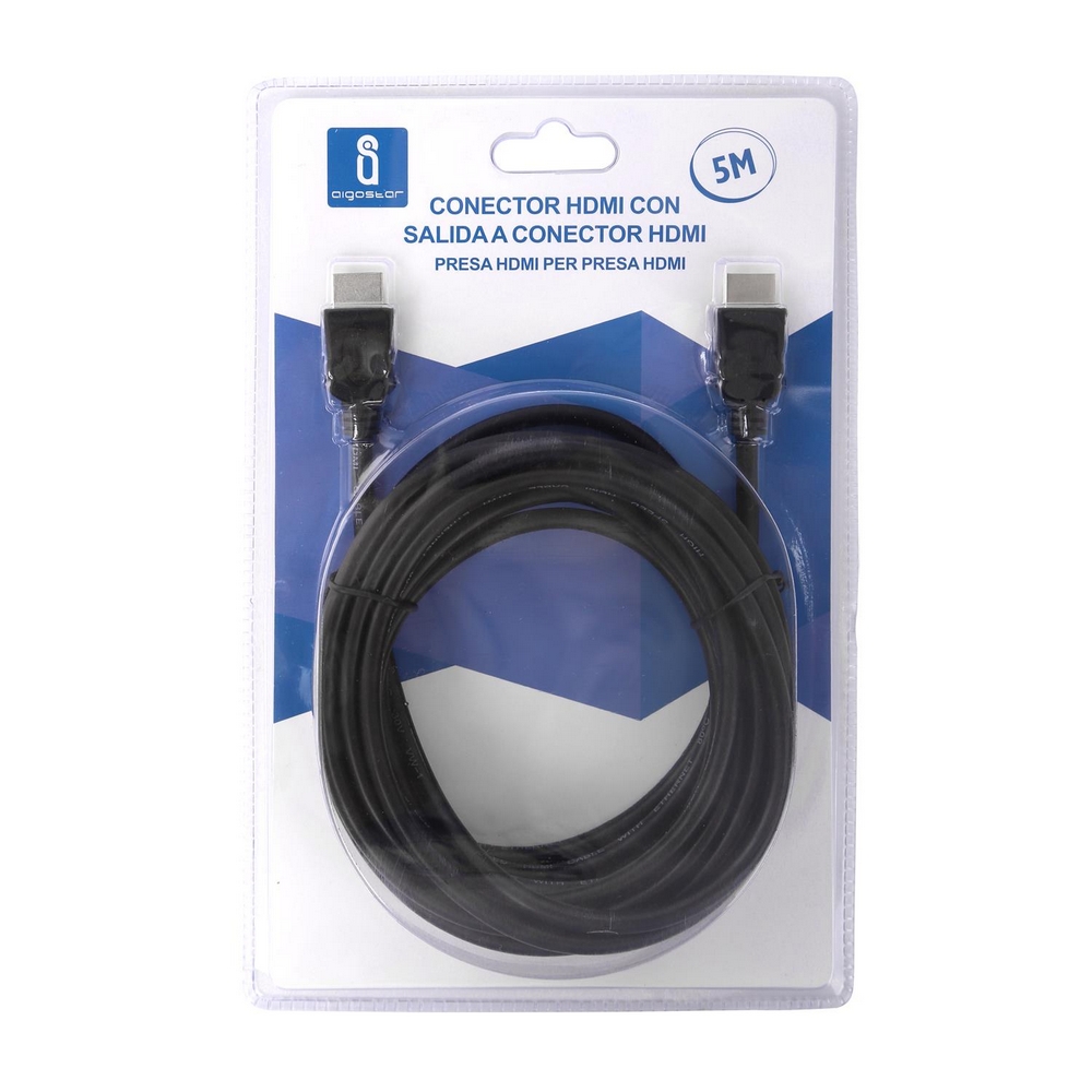 Cavo HDMI 5m con Ethernet nero Aigostar - Foto 3