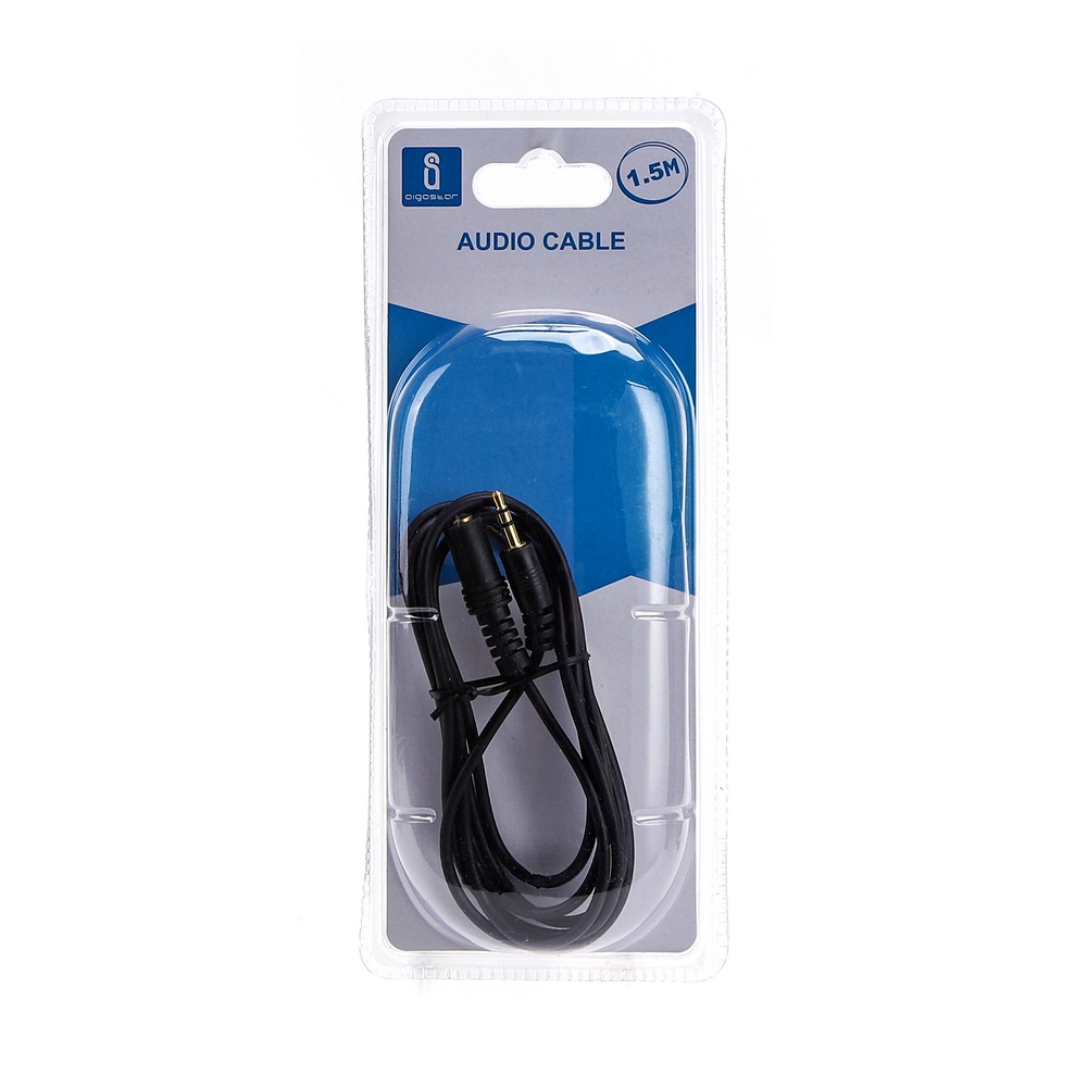 Cavo prolunga audio stereo Jack 3,5mm maschio/femmina 1,5m Aigostar - Foto 1