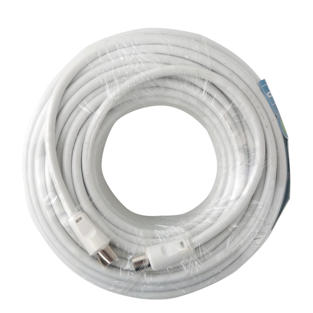 Foto principale Cavo TV per antenna maschio/femmina 20m bianco Aigostar
