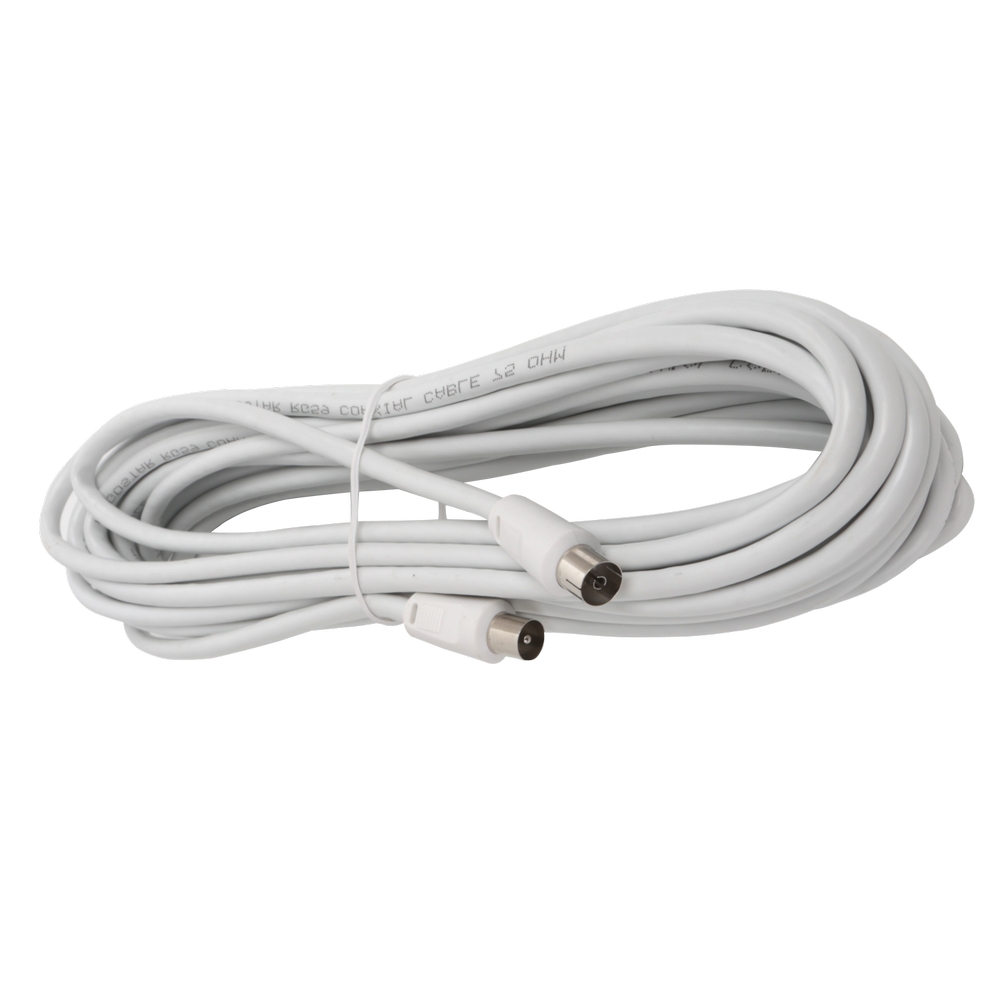 Foto principale Cavo TV per antenna maschio/femmina 8m bianco Aigostar