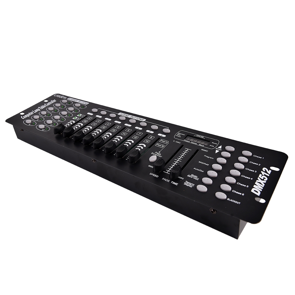 Centralina mixer luci scanner teste mobili DMX 192 canali Wisdom - Foto 1