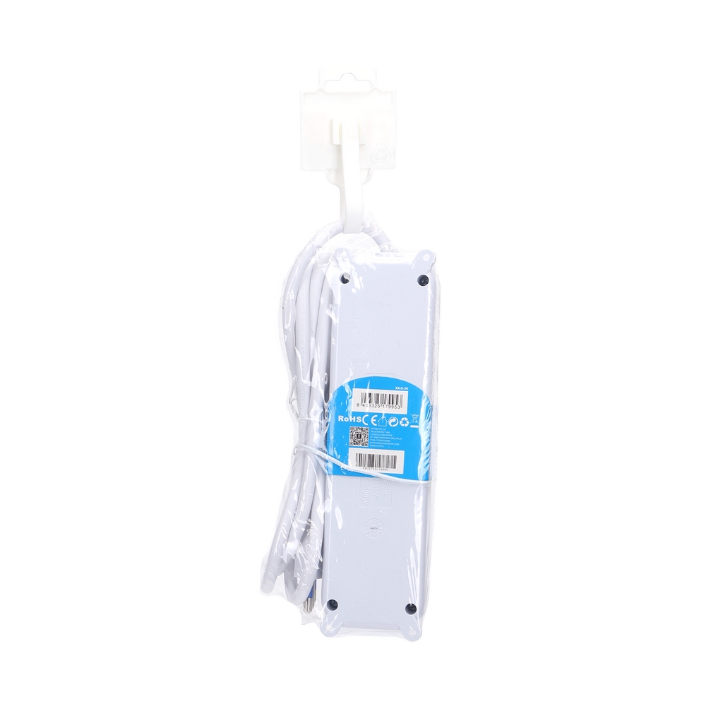 Ciabatta multipresa elettrica 3 posti con cavo da 1,5m – 3 Prese Schuko+Bipasso Aigostar - Foto 3