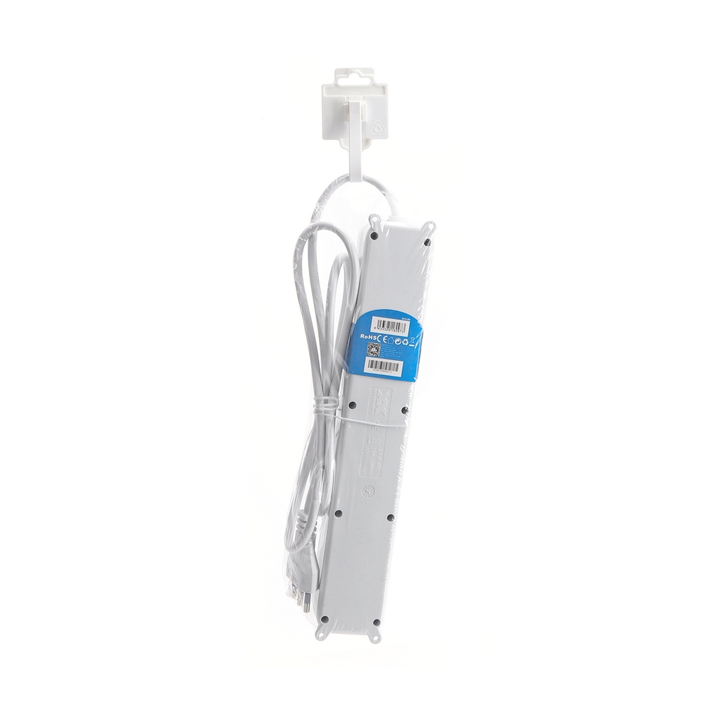 Ciabatta multipresa elettrica 6 posti con cavo da 1,5m – 6 Prese Schuko+Bipasso Aigostar - Foto 3