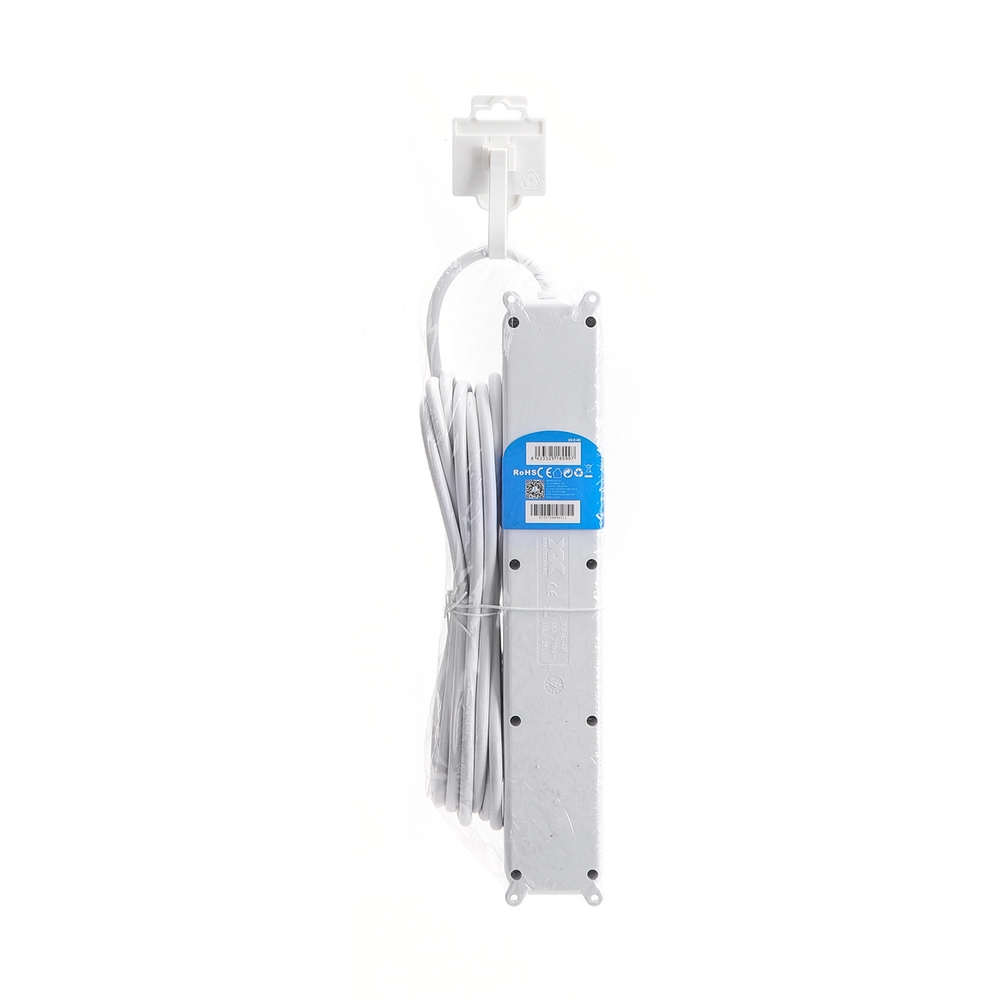 Ciabatta multipresa elettrica 6 posti con cavo da 5m – 6 Prese Schuko+Bipasso Aigostar - Foto 3
