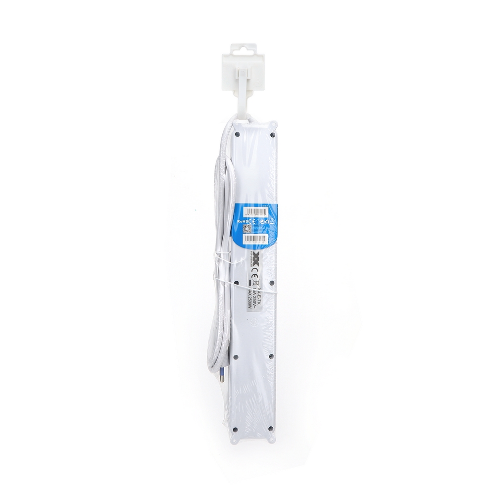 Ciabatta multipresa elettrica 7 posti con cavo da 1,5m – 7 Prese Schuko+Bipasso Aigostar - Foto 3
