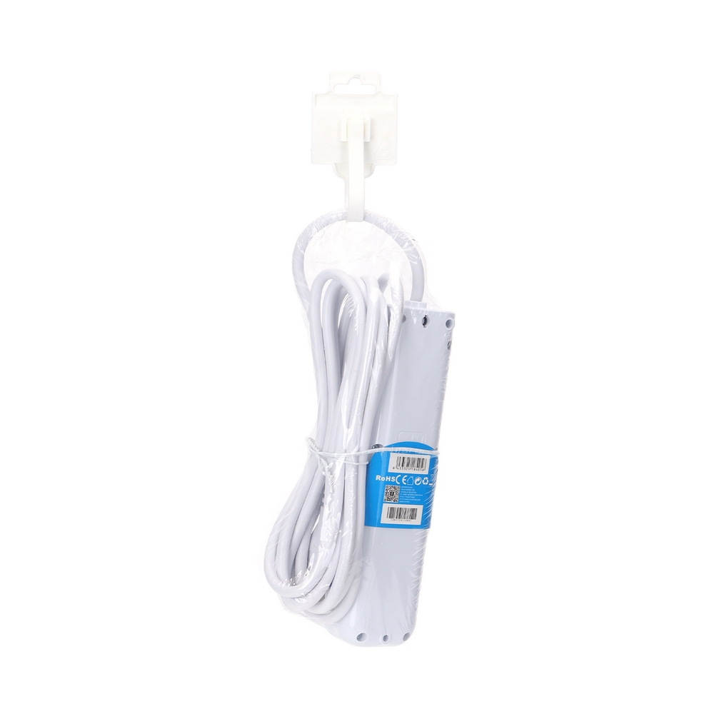 Ciabatta multipresa elettrica Slim 3 posti con cavo da 3m – 3 Prese Schuko+Bipasso Aigostar - Foto 3