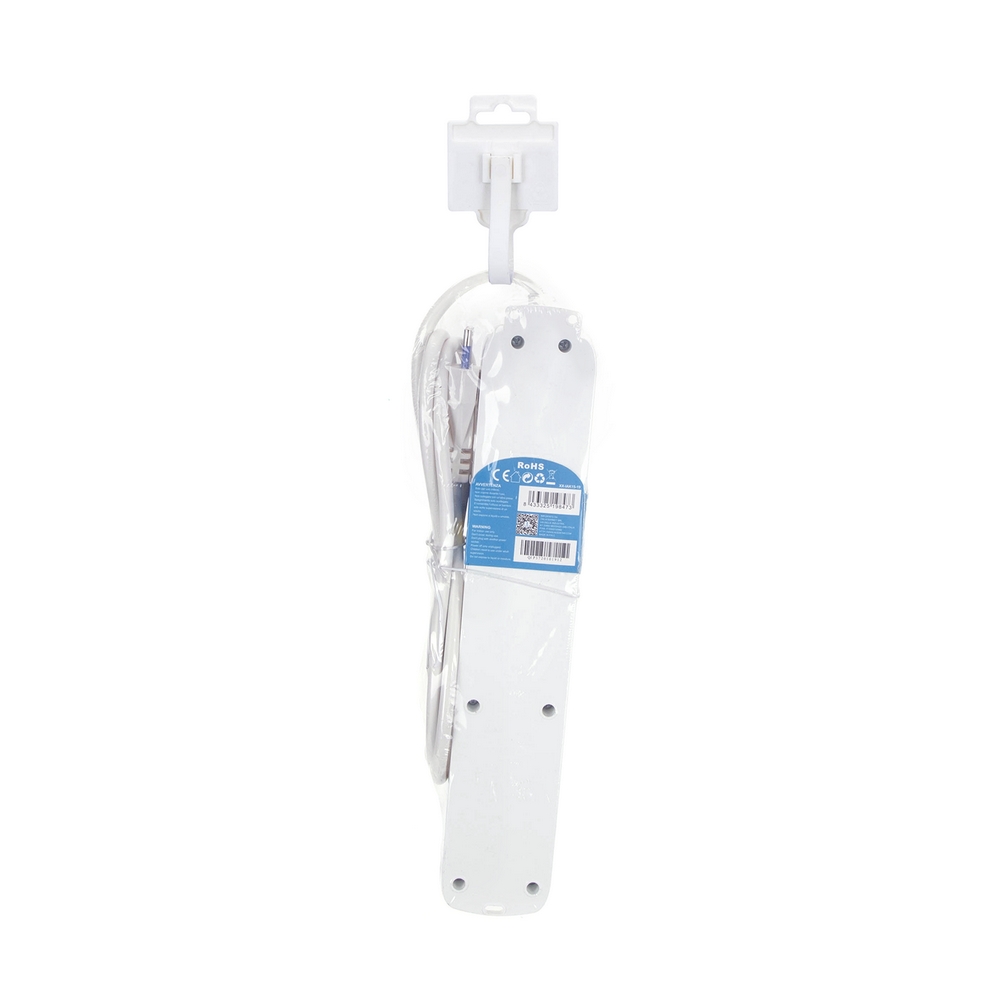 Ciabatta multipresa elettrica Slim 5 posti con cavo da 1,5m – Spina 10A e 5 Prese Schuko+Bipasso Aigostar - Foto 2