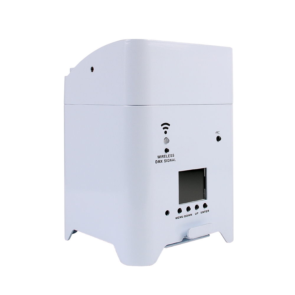 Faro Led a batteria 6x18W RGBWAUV 6 in 1 WiFi bianco Wisdom - Foto 2
