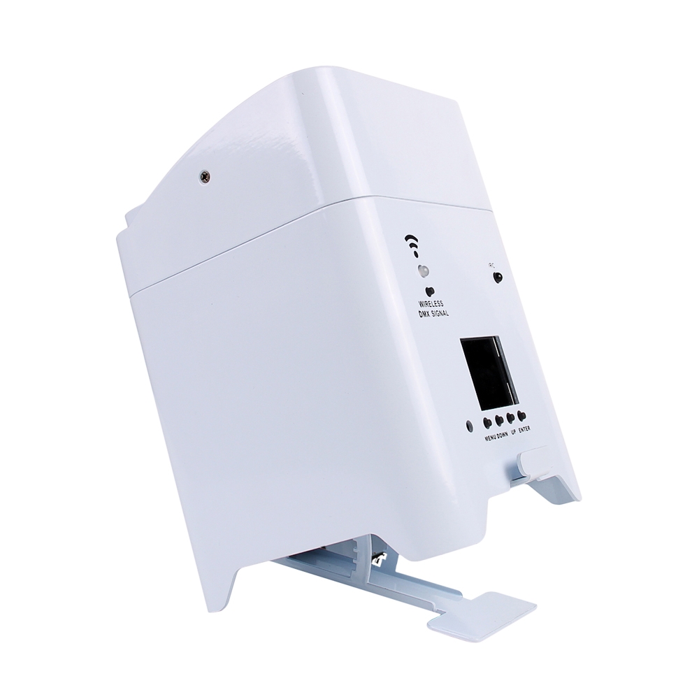 Faro Led a batteria 6x18W RGBWAUV 6 in 1 WiFi bianco Wisdom - Foto 3