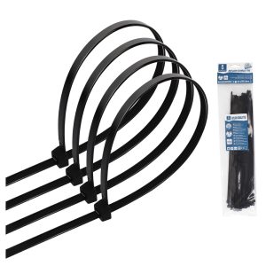 Foto principale Fascette stringicavo 3,6x250mm nere Confezione 40pz Aigostar