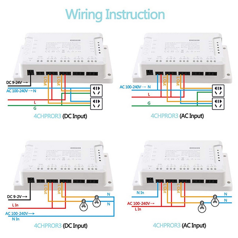Interruttore Smart SONOFF 4CH PRO R3 WiFi - Foto 1