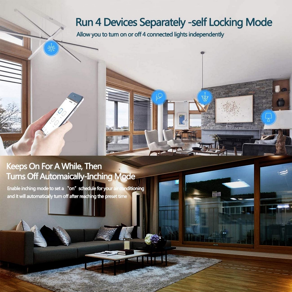 Interruttore Smart SONOFF 4CH PRO R3 WiFi - Foto 3