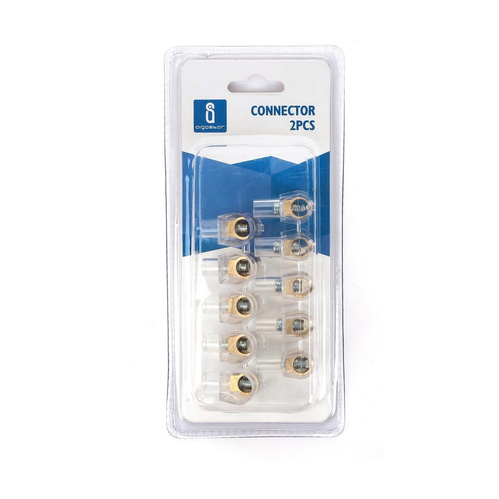 Morsetti elettrici a cappuccio 10mm unipolare Confezione 10pz Aigostar - Foto 1