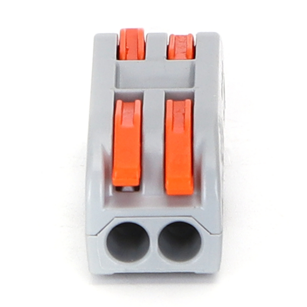 Morsetti elettrici rapidi a levetta 2 in 2 posti bilaterali 2,5mm Confezione 2pz Aigostar - Foto 1