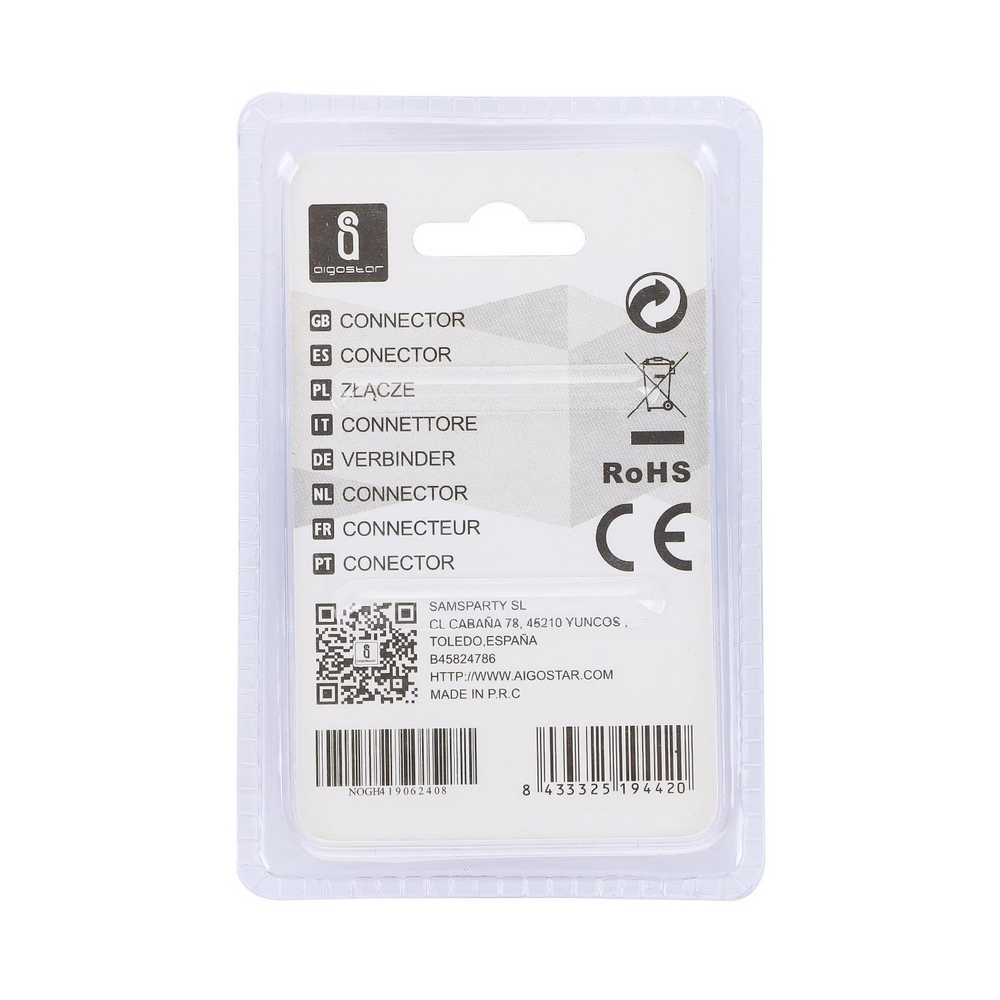 Morsetti elettrici rapidi a levetta 2 posti unipolare 4mm Confezione 2pz Aigostar - Foto 2