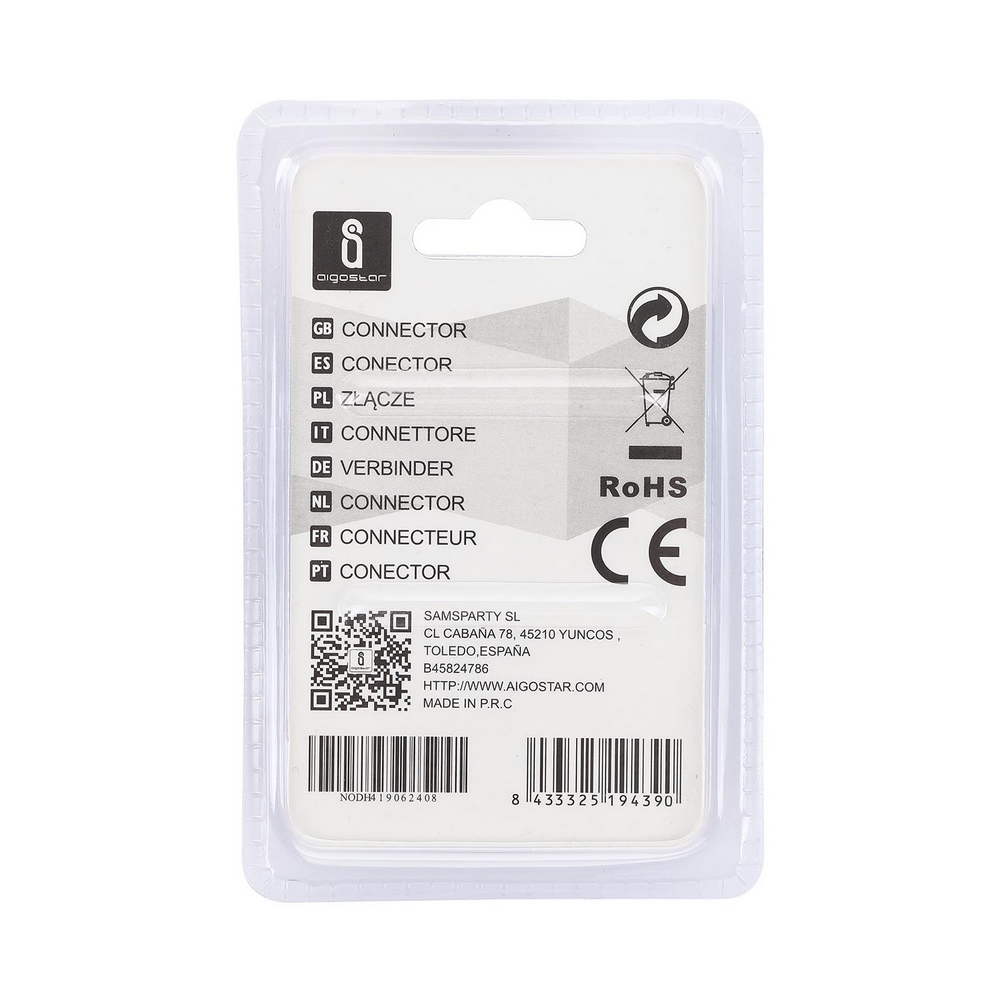 Morsetti elettrici rapidi a levetta 3 posti unipolare 2,5mm Confezione 2pz Aigostar - Foto 2