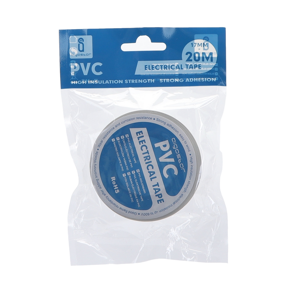 Nastro isolante PVC 17mm x 20m di colore bianco Aigostar - Foto 2