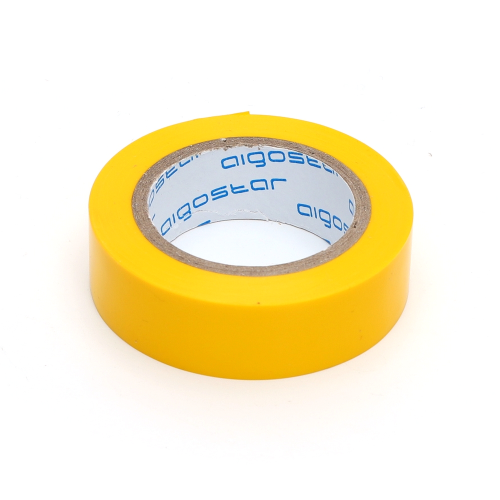 Nastro isolante PVC 17mm x 20m di colore giallo Aigostar - Foto 1