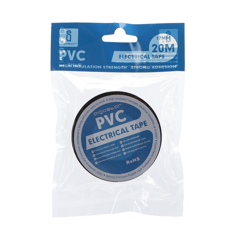 Nastro isolante PVC 17mm x 20m di colore nero Aigostar - Foto 2