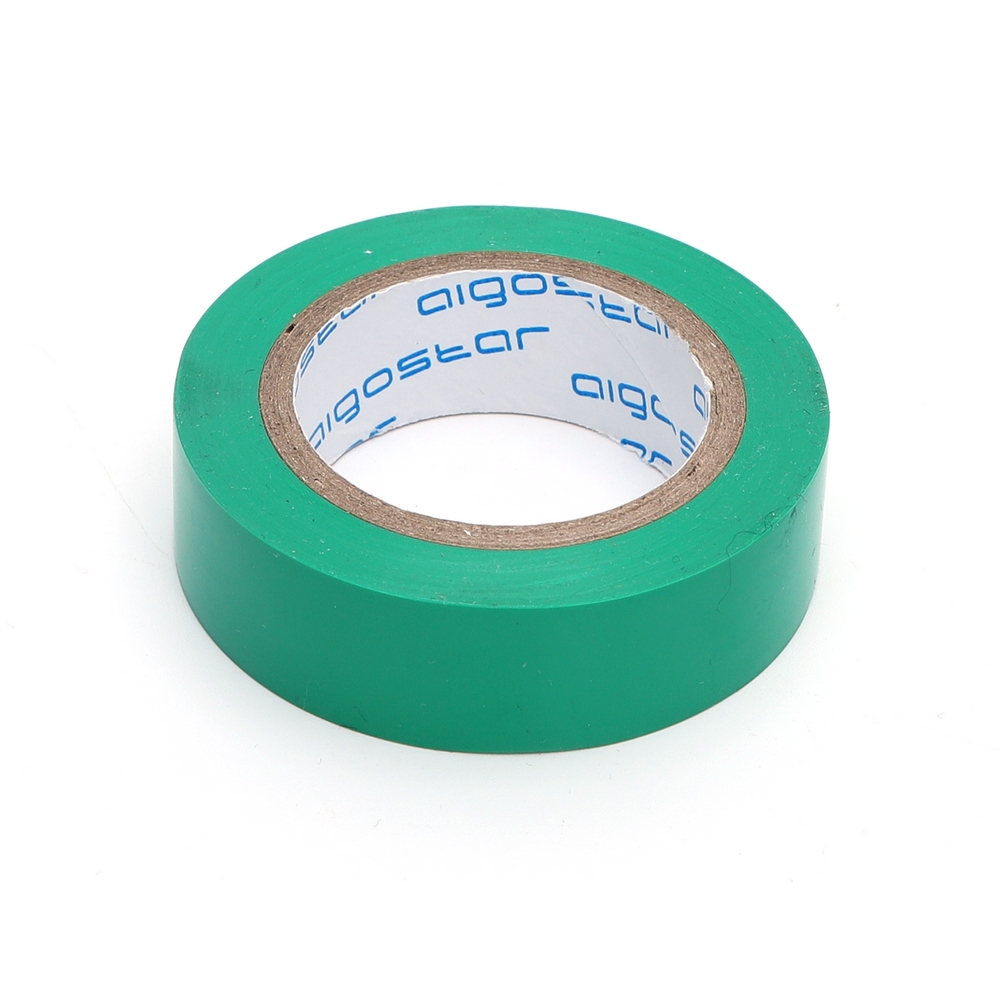 Nastro isolante PVC 17mm x 20m di colore verde Aigostar - Foto 1