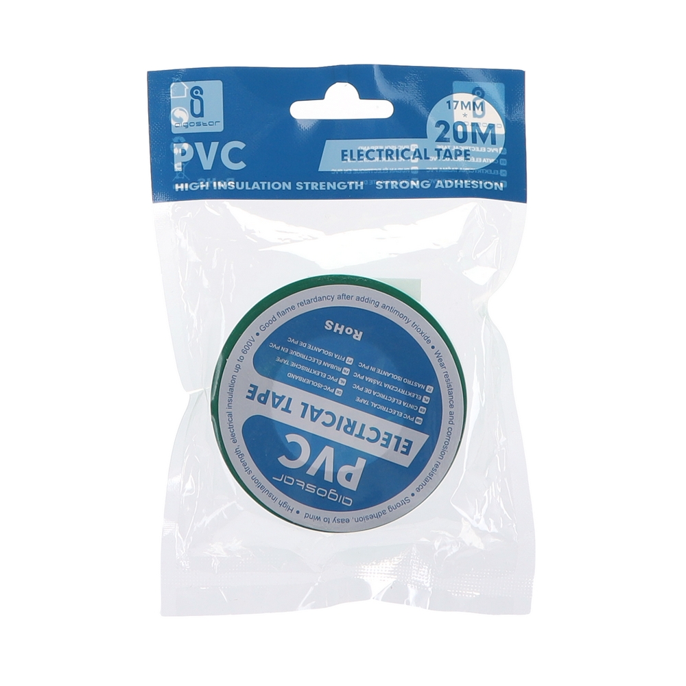 Nastro isolante PVC 17mm x 20m di colore verde Aigostar - Foto 2