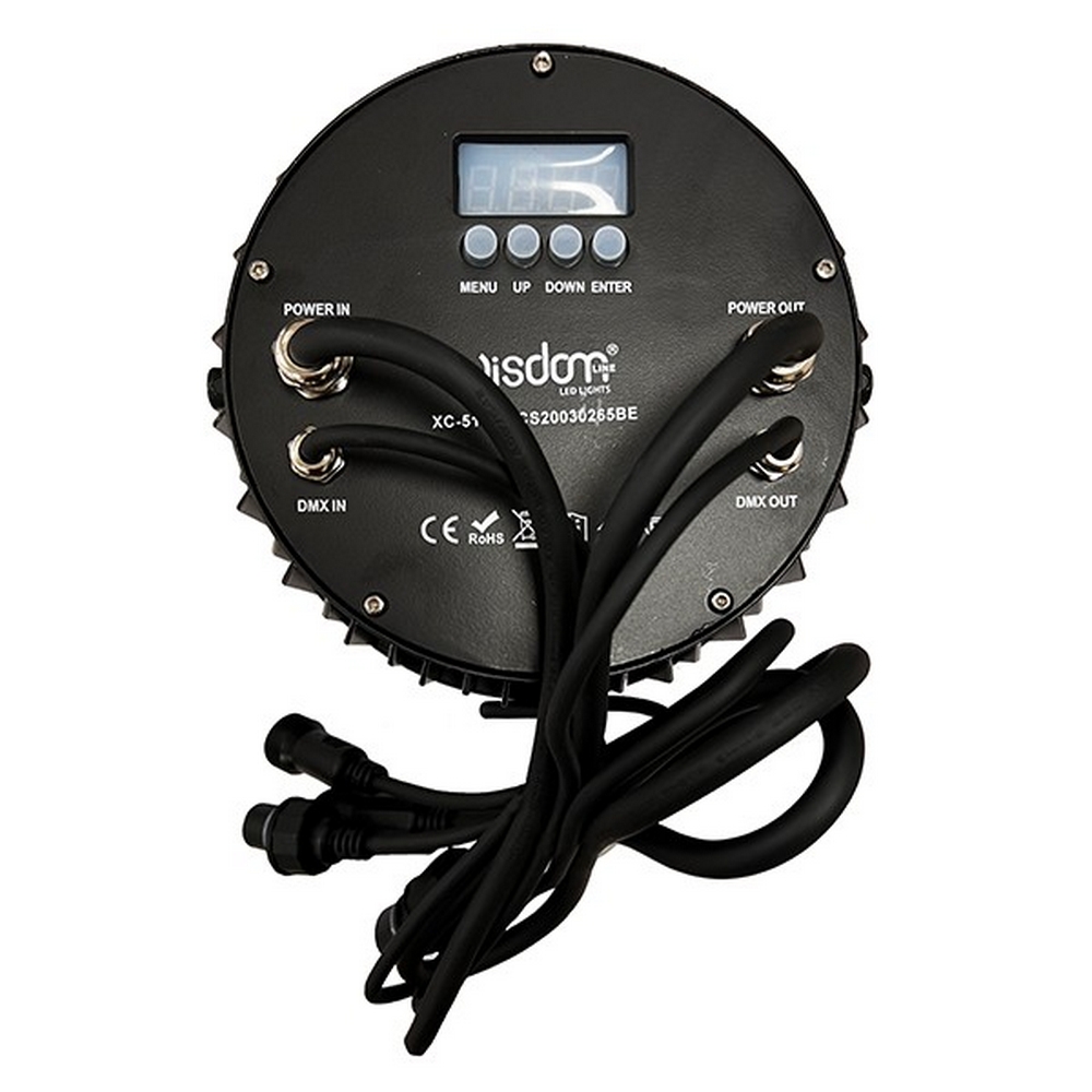 Par Led 18x18W RGBWAUV 6 in 1 ip65 Wisdom - Foto 2