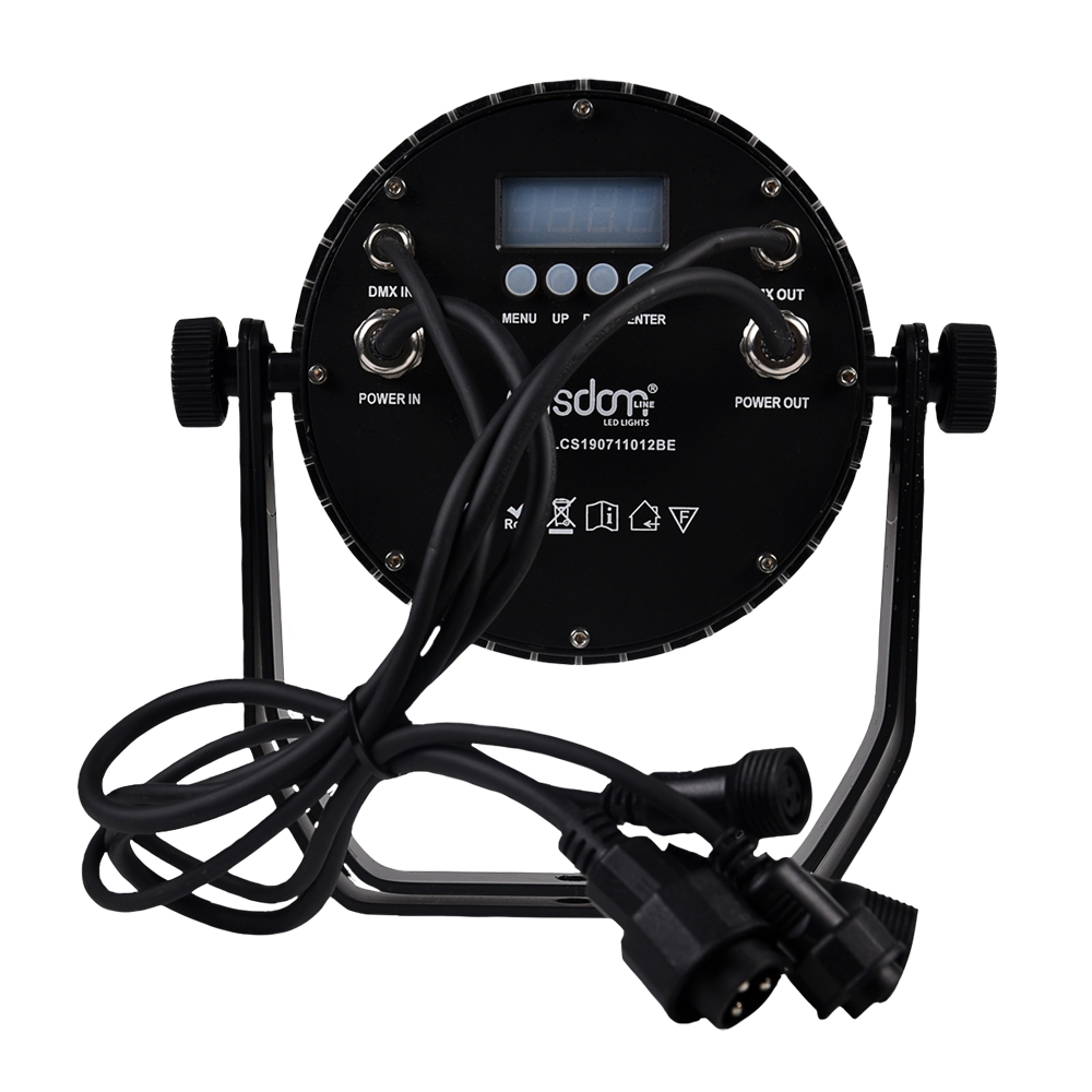 Par Led 9x10W RGBW 4 in 1 ip65 Wisdom - Foto 3