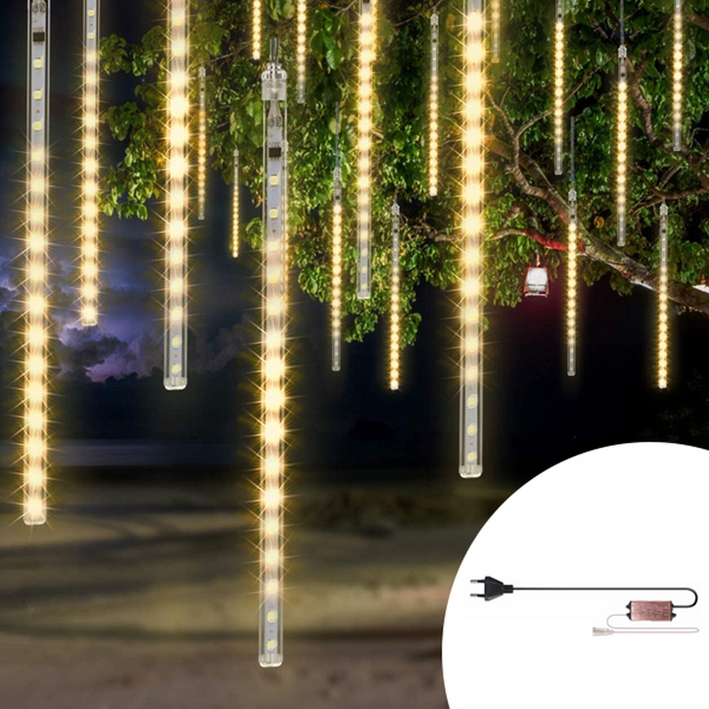 Foto principale Pioggia di meteore luminose da 288 Led Bianco Caldo Wisdom