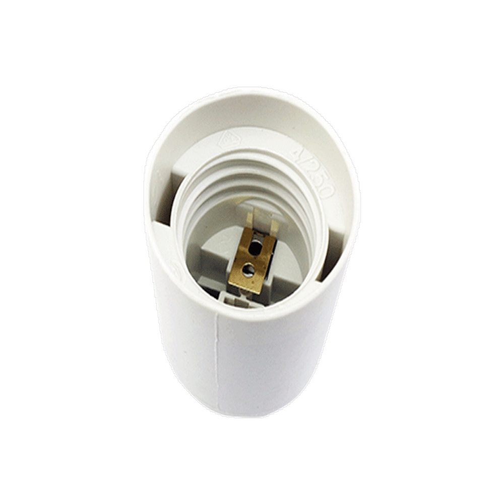 Portalampada E14 Bianco 250V in Plastica Aigostar - Foto 1