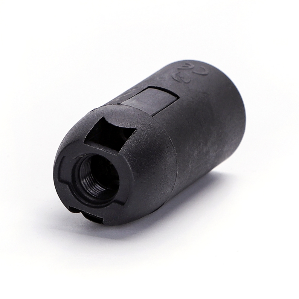 Portalampada E14 Nero 250V in Plastica Aigostar - Foto 1
