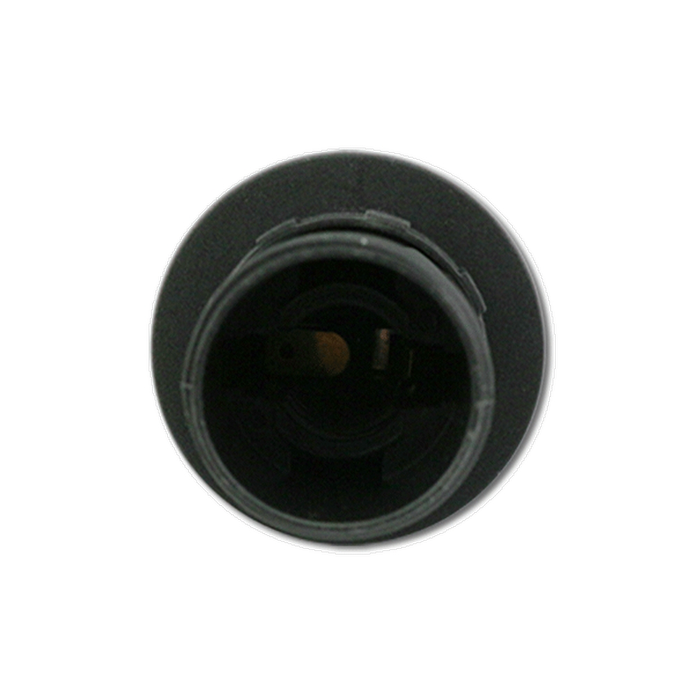 Portalampada E14 Nero 250V in Plastica con anello Aigostar - Foto 1