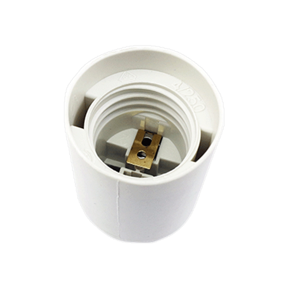 Portalampada E27 Bianco 250V in Plastica Aigostar - Foto 1