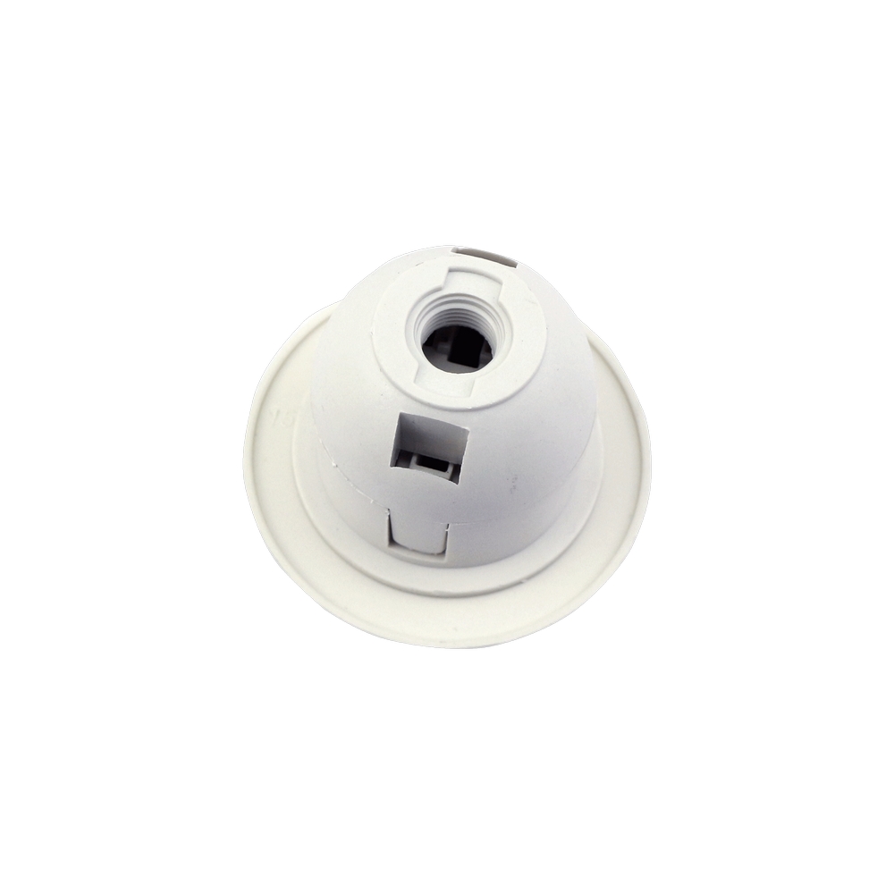 Portalampada E27 Bianco 250V in Plastica con anello Aigostar - Foto 1