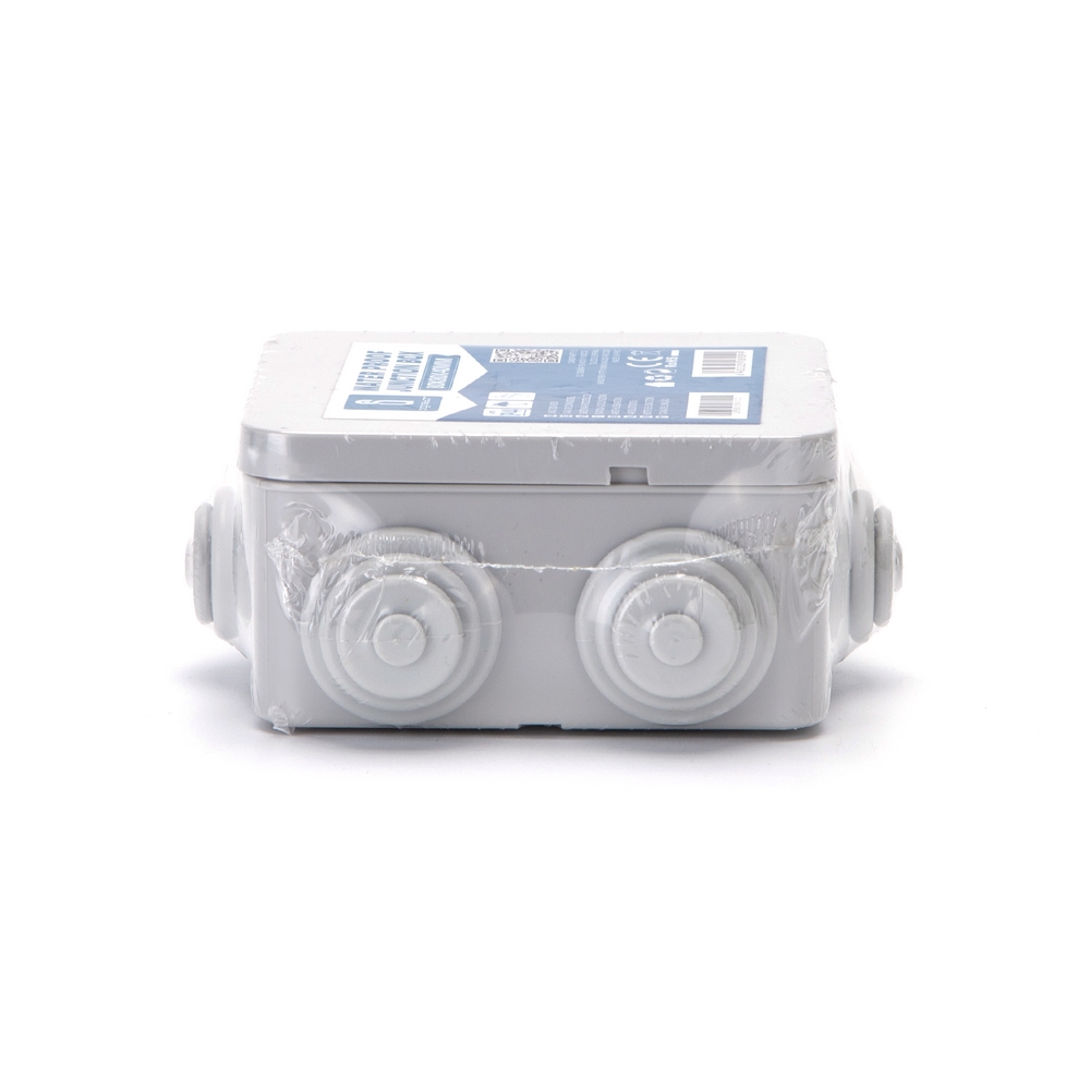 Scatola di derivazione stagna IP44 da superficie Quadrata 80x80x40mm 6 passacavi Aigostar - Foto 1