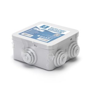 Foto principale Scatola di derivazione stagna IP44 da superficie Quadrata 80x80x40mm 6 passacavi Aigostar
